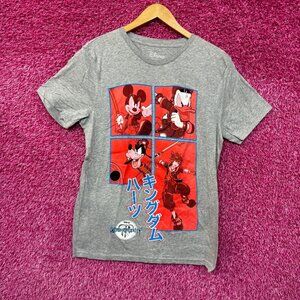 Kingdom Hearts Sora Mickey Donald Goofy Disney Gamers Tee M